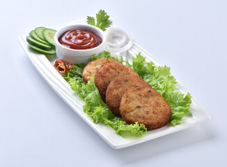 Shami Kabab or Chicken Cutlets