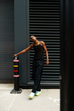 Feminine Young Black Man Genderless