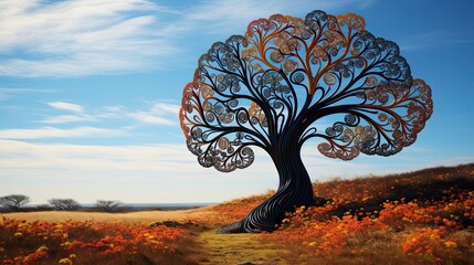 tree in the field