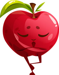 Apple Fruit Yoga Pose