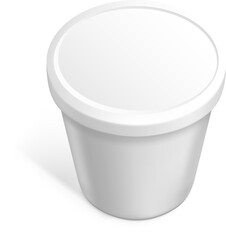 Plastic Round Container Box