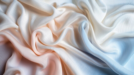 Obraz premium Elegant fabric in pastel colors for the background.