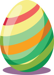 abstract colorful ester egg vector illustration