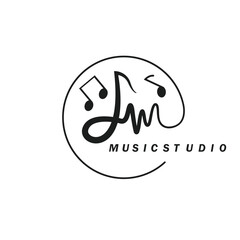 Obraz premium quaver music note icon vector element concept design