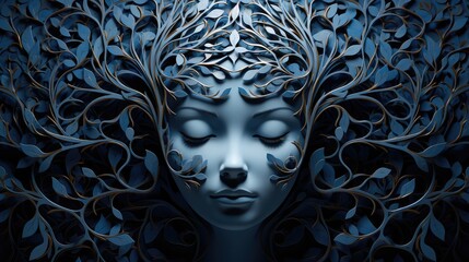 portrait of an Alien female
