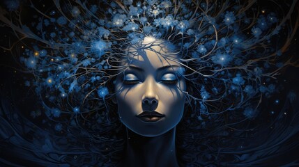 portrait of an Alien female