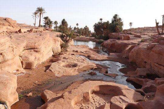 Oued de Tiout en Alg&eacute;rie