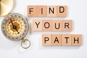 compass with find your path in tiles