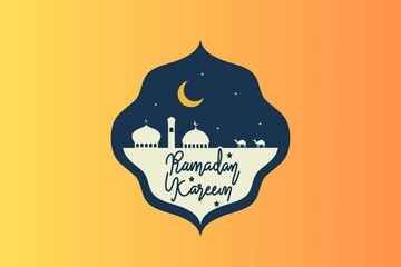 Ramdan Kareem wallpaper and also negative space you can write anything also use anywhere