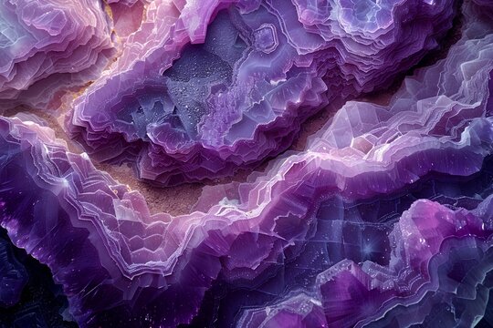 Polished sugilite surface background