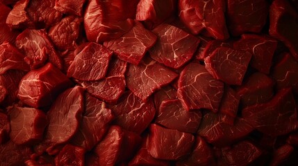 Raw cuts of meat