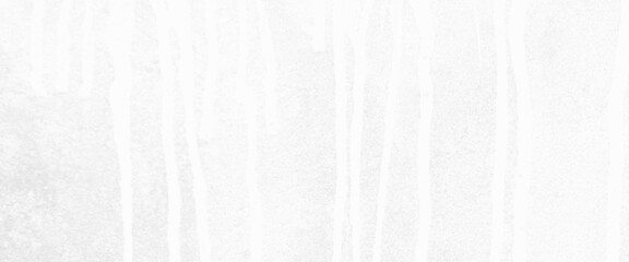 Vector water stain on white concrete wall texture background.