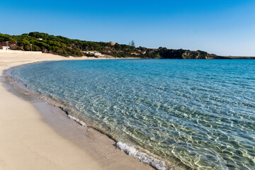 Salento: spiaggia di Lido Silvana con le sue acque trasparenti - Marina di Pulsano, Taranto, Puglia, Italia
