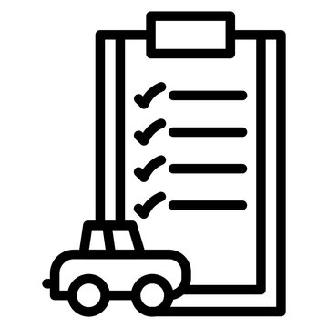View Inventory icon vector image. Can be used for Automotive Dealership.