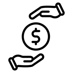 Corruption icon vector image. Can be used for Politics.