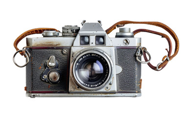 vintage camera isolated on transparent Background