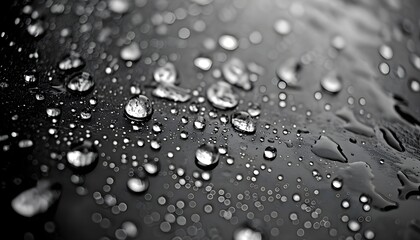 Fototapeta premium Rain drops