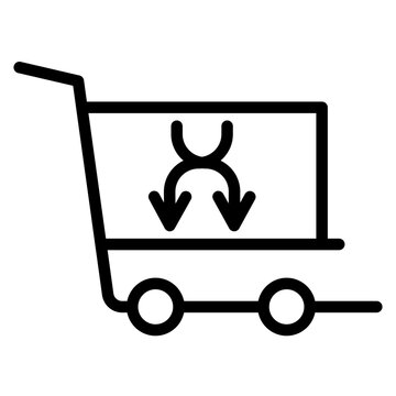 Cross Selling icon vector image. Can be used for Merchandising.
