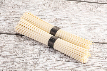 Asian cuisine - raw udon noodle