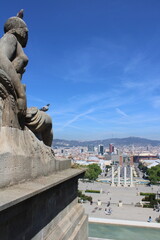 Obraz premium Barcelona statue, sculpture, monument, 