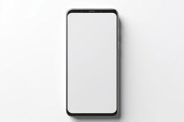 Smartphone mockup mobile screen. Hand front. Generate Ai