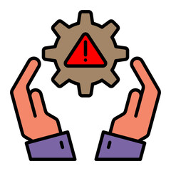   Financial line filled icon