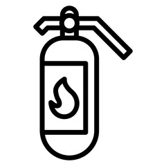 Fire Extinguisher icon vector image. Can be used for Emergency Service.