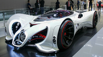 Futuristic concept cars stun automotive   v