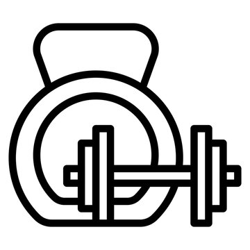 Crossfit icon vector image. Can be used for Fitness.