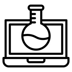 Lab Network icon vector image. Can be used for Virtual Lab.