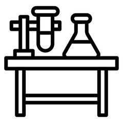 Lab Workspace icon vector image. Can be used for Virtual Lab.