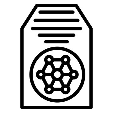 Microarray icon vector image. Can be used for Virtual Lab.