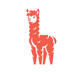 Fototapeta premium Llama Logo