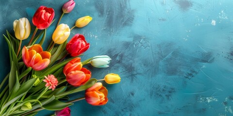 Obraz premium beautiful spring flowers