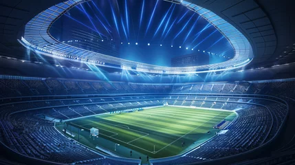 Abwaschbare Fototapete Futuristic sports stadiums © Hassan