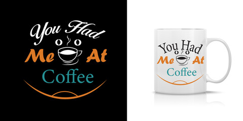 Lettering Sets of Coffee Quotes. Calligraphic hand drawn sign. Graphic design lifestyle texts. Coffee cup mug