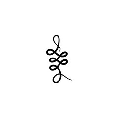calligraphy swirl divider 