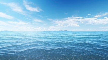 Obraz premium Shoreline view of the ocean.