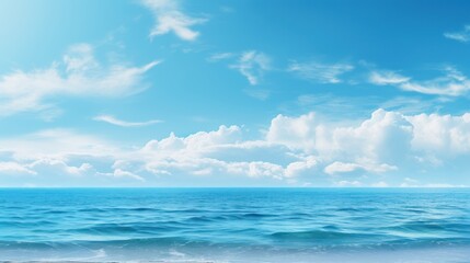 Obraz premium Seaside scenery overlooking the ocean.