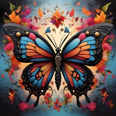 Cosmic Butterfly: Symbols of Universal Energy