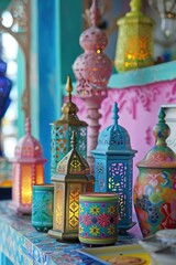 Decorations for the ramadan holiday decor
