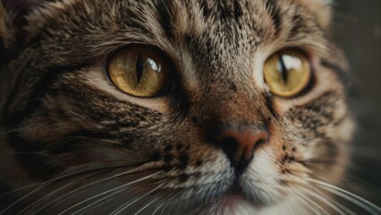 Close-up cat face