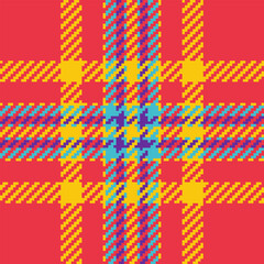 Textile design of textured plaid. Checkered fabric pattern swatch for shirt, dress, suit, wrapping paper print, invitation and gift card.