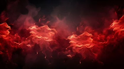 Fotobehang fire and flames © Ali