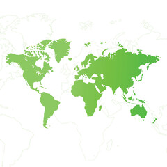Fototapeta na wymiar Vector World map