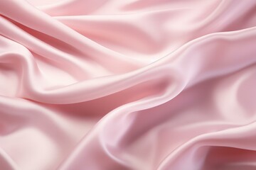 Soft pink fabric. Cloth material fashion. Generate Ai