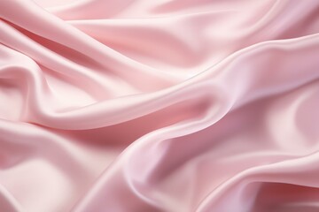 Obraz premium Soft pink fabric. Cloth material fashion. Generate Ai