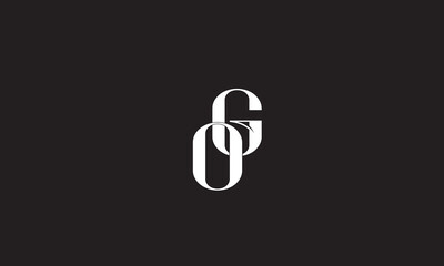 OG, GO, O, G Abstract Letters Logo Monogram	