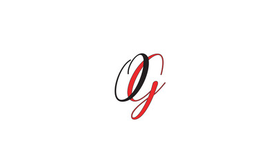 OG, GO, O, G Abstract Letters Logo Monogram	