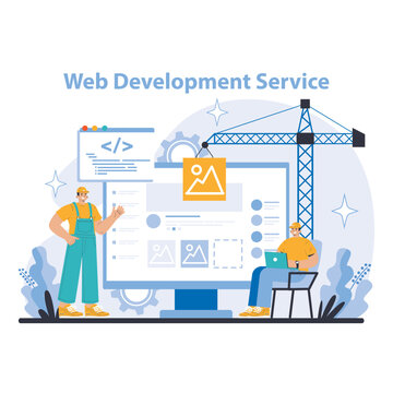 Business and marketing concept. Flat vector illustration